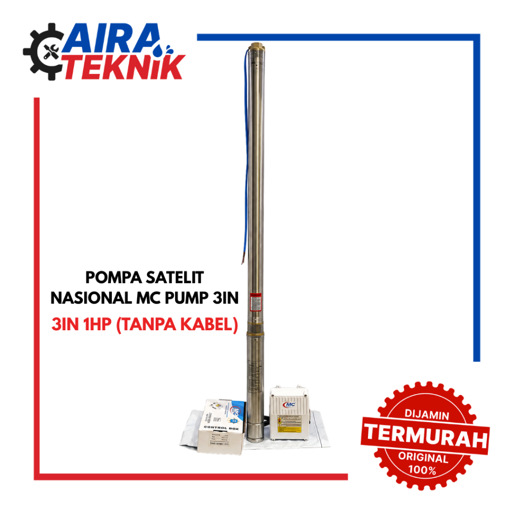[POMPA SATELIT] MC PUMP 3IN 1HP (TANPA KABEL)