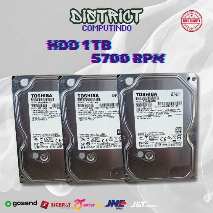 Harddisk 1 TB Internal PC Komputer 7200 rpm