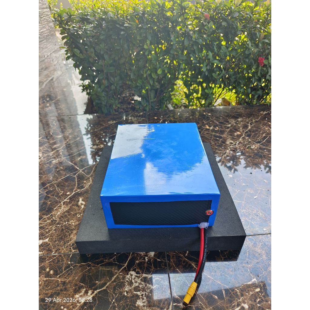 Baterai 72 volt 25 Ah + Smart bms Jk