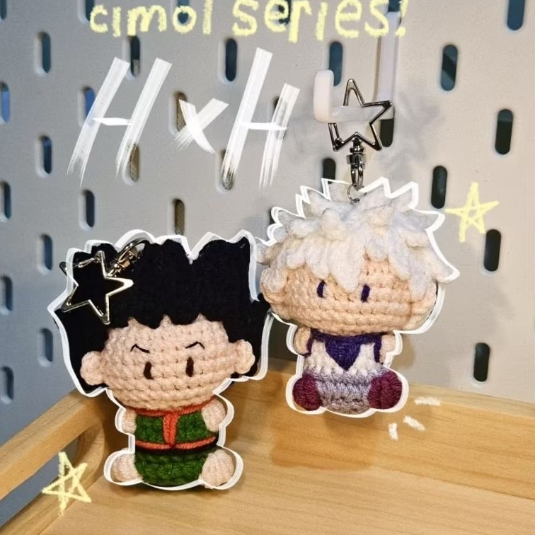 [Hooked._.oncrochet] Cimol hunter x hunter | gon killua | boneka crochet amigurumi