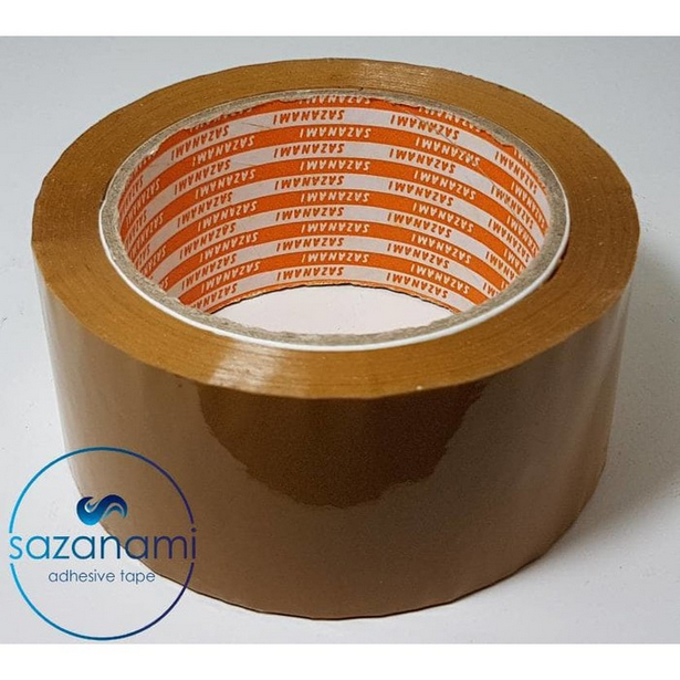 Lakban Coklat Sazanami 2 inch ( PCS )