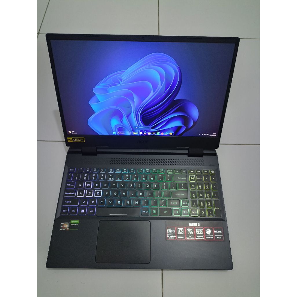 Acer Nitro 5 AN515-46 R8PD (Ryzen 7 6800H | RTX 3060 6GB 140Watt | 16GB DDR5 | 512GB NVME 4.0)