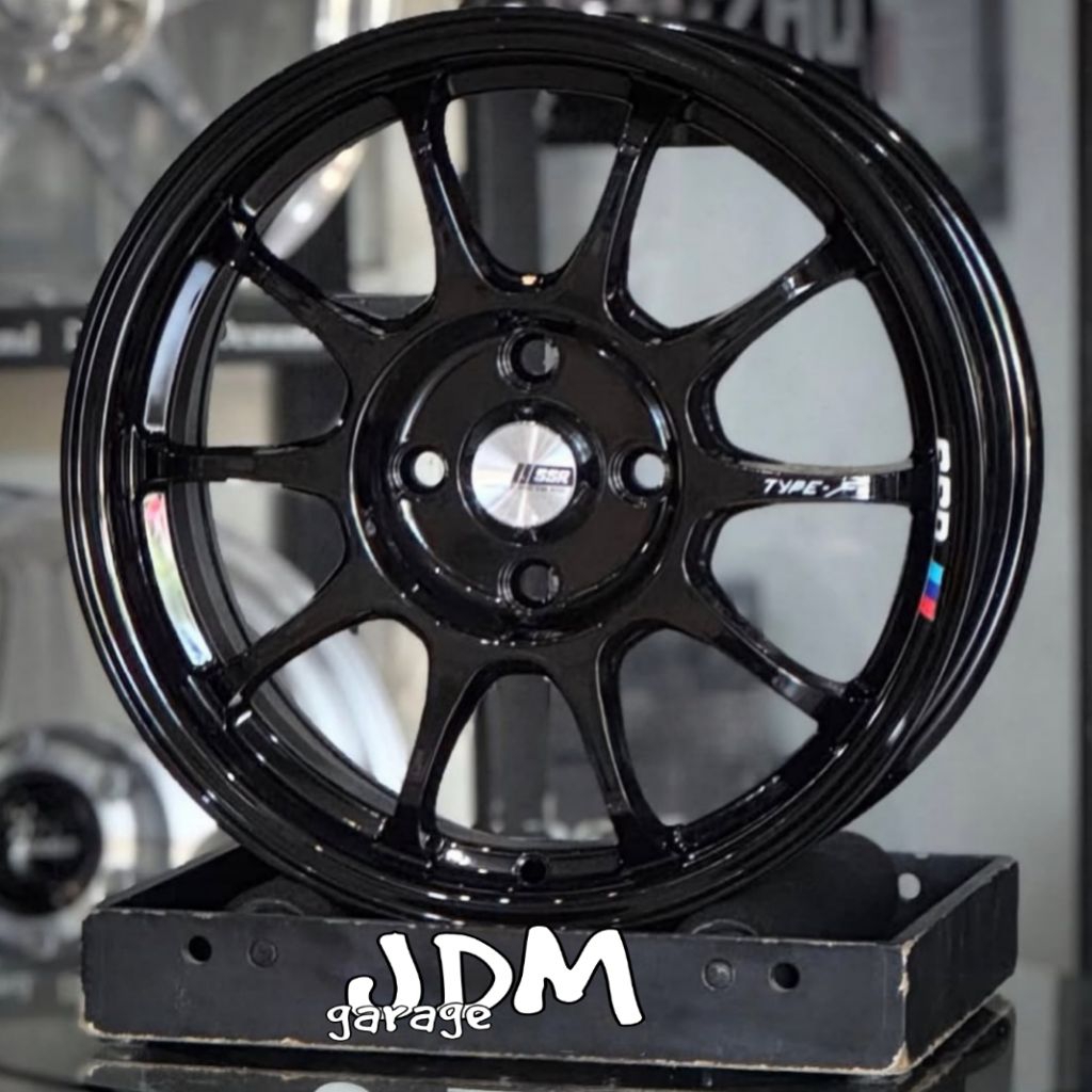 velg SSR TYPE F FLOW FORMING r15 lebar 6,5 pcd 4X100 ET 40 mobil ring 15 pnp mobil agya ayla swift f