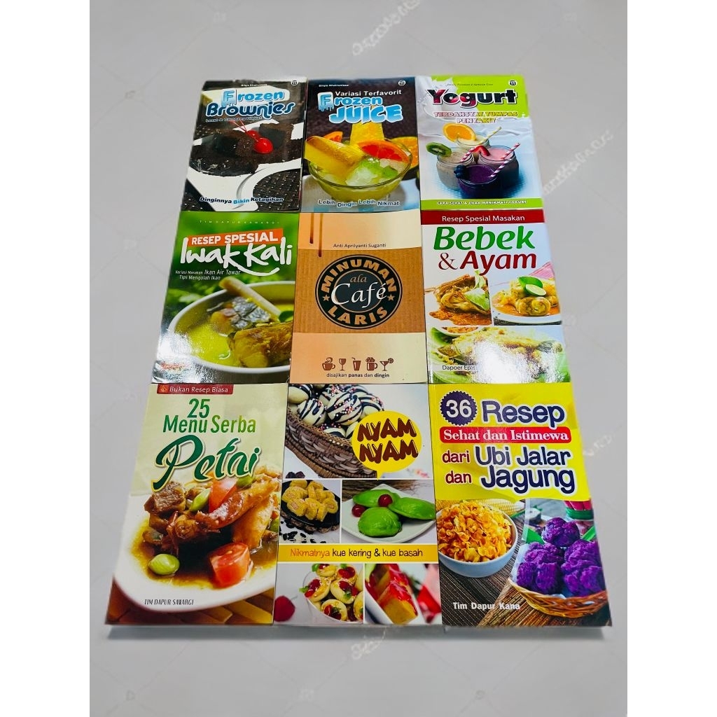 ( PROMO BUKU MURAH ORIGINAL ) BUKU MASAKAN / RESEP MASAKAN BERWARNA / MASAKAN SEDAP TEBAL / 1001 MAS