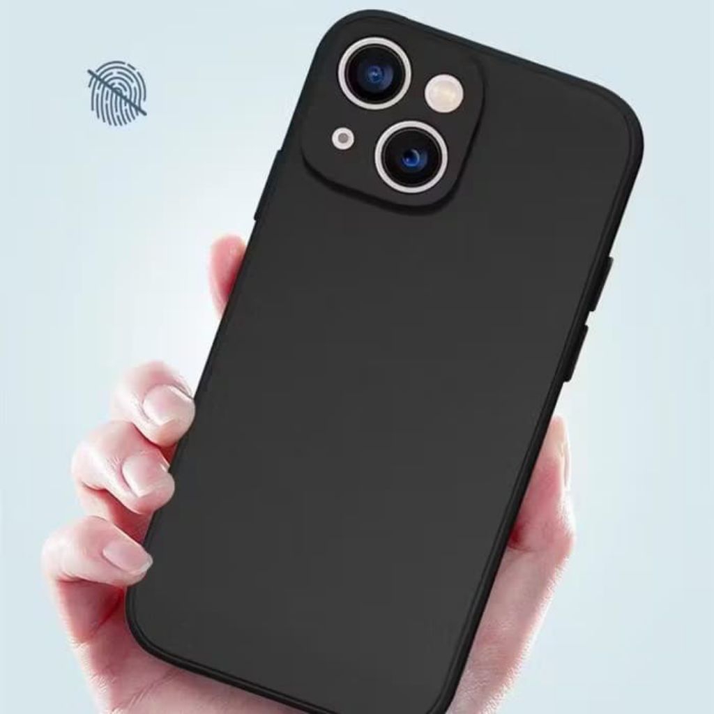 Silikon Soft Case Macaron Black Iphone 13 Iphone 13 pro Iphone 13 mini  Iphone 13 promax