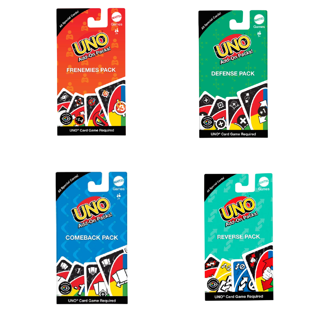 Uno Add On Packs Family Game