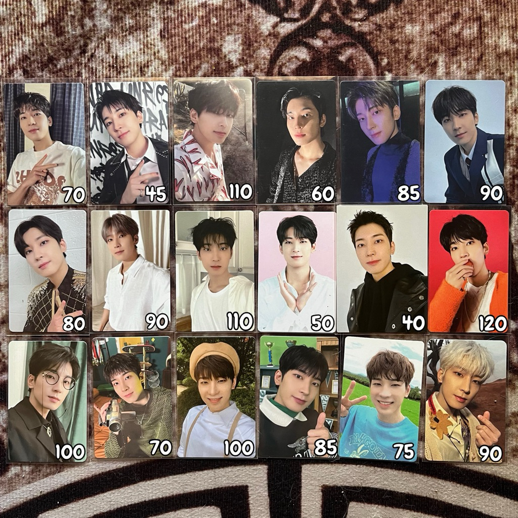 [READY] Pc Wonwoo FML, Daredevil Peace, Cahil Henggarae Set Ver, Jxw This Man, Lilwish Little Wishes