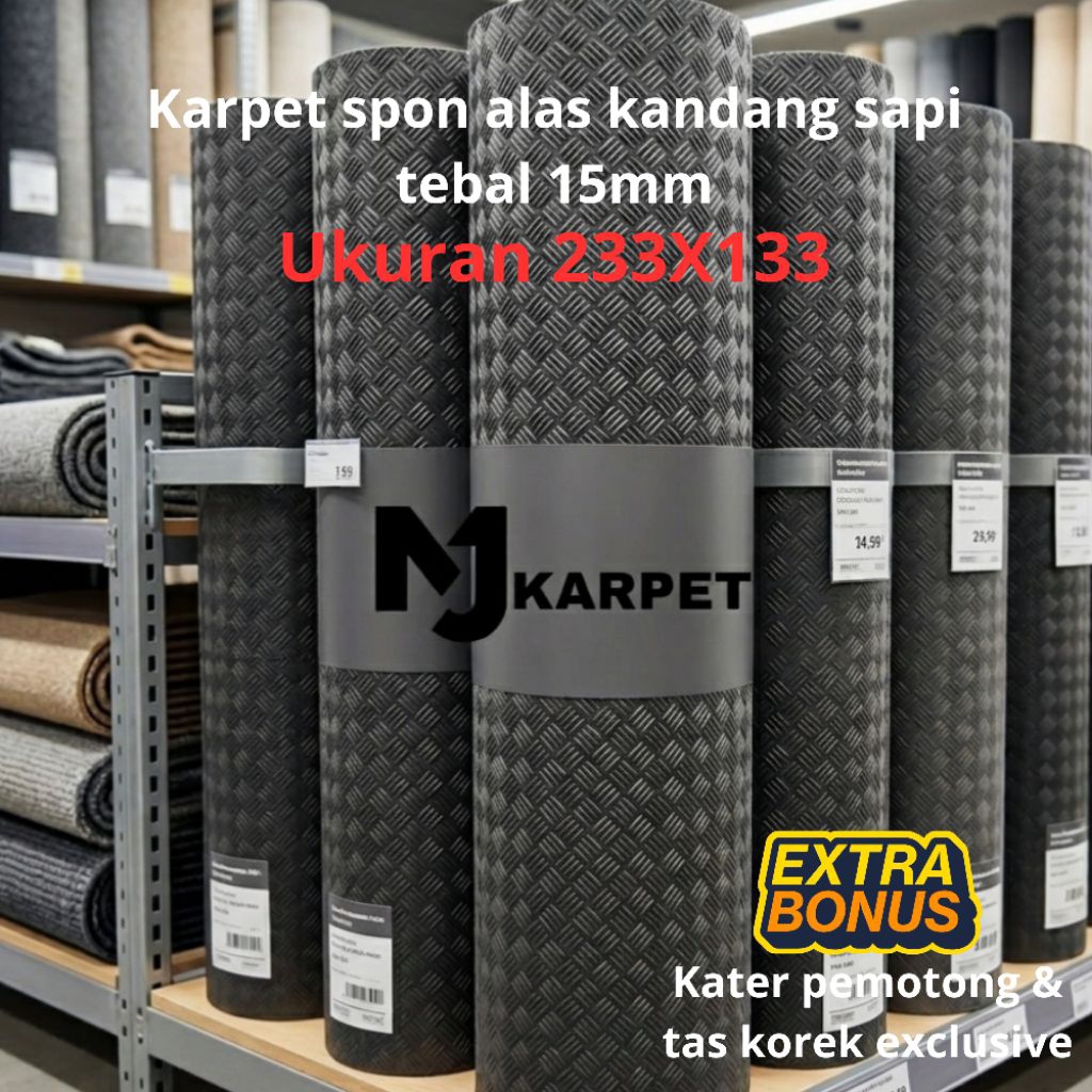 KARPET KANDANG SAPI/KARPET SAPI/ALAS SAPI Serbaguna Alas Gym Olahraga Karpet Bak Pick Up