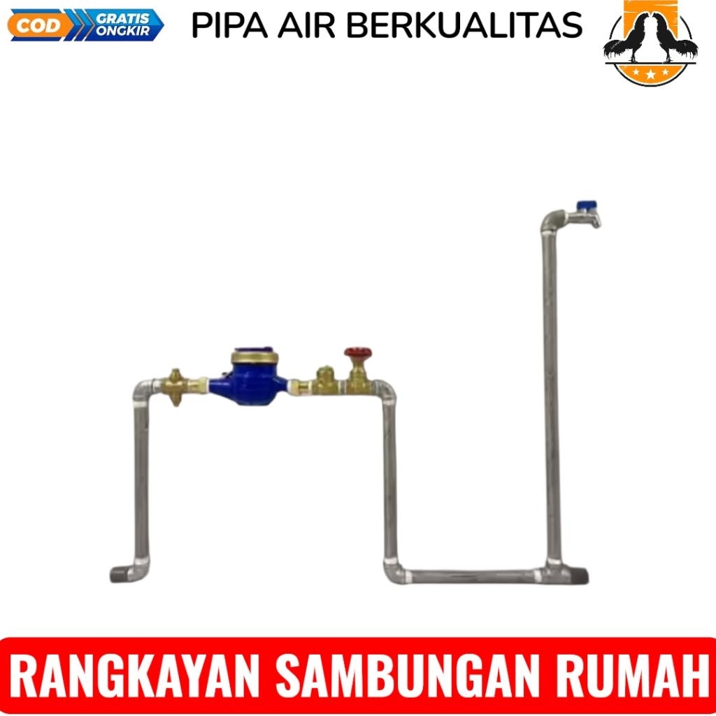 PAKET SAMBUNGAN RUMAH (SR) SATU SET PAKET AMNB SNI PDAM ( Bisa Rekues paket SR)