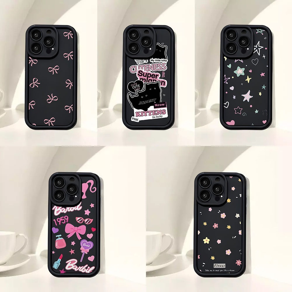 Case XIAOMI REDMI 13 13C 14C 14T PRO 15 15C NOTE 8 9 10X 10 10S 11 11S 12 PRO POCO M5S C65 C75 Hitam