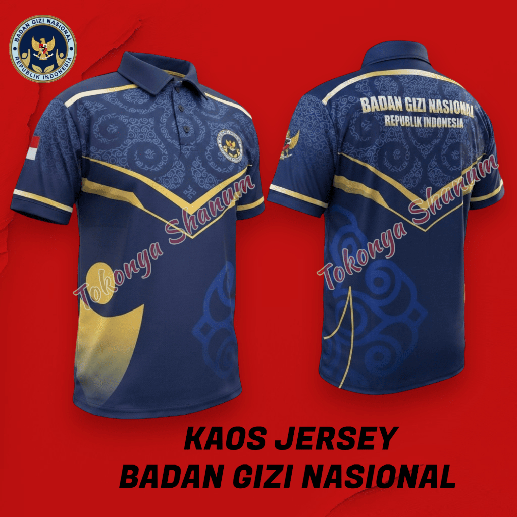 Kaos Badan Gizi Nasional Baju Berkerah SPPG - POLO KERAH SPPG - POLO SPPG - JERSEY SPPG