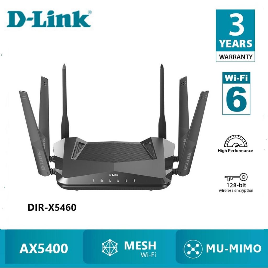 D-Link DIR-X5460 EXO AX AX5400 Wifi 6 Mesh Gaming Router