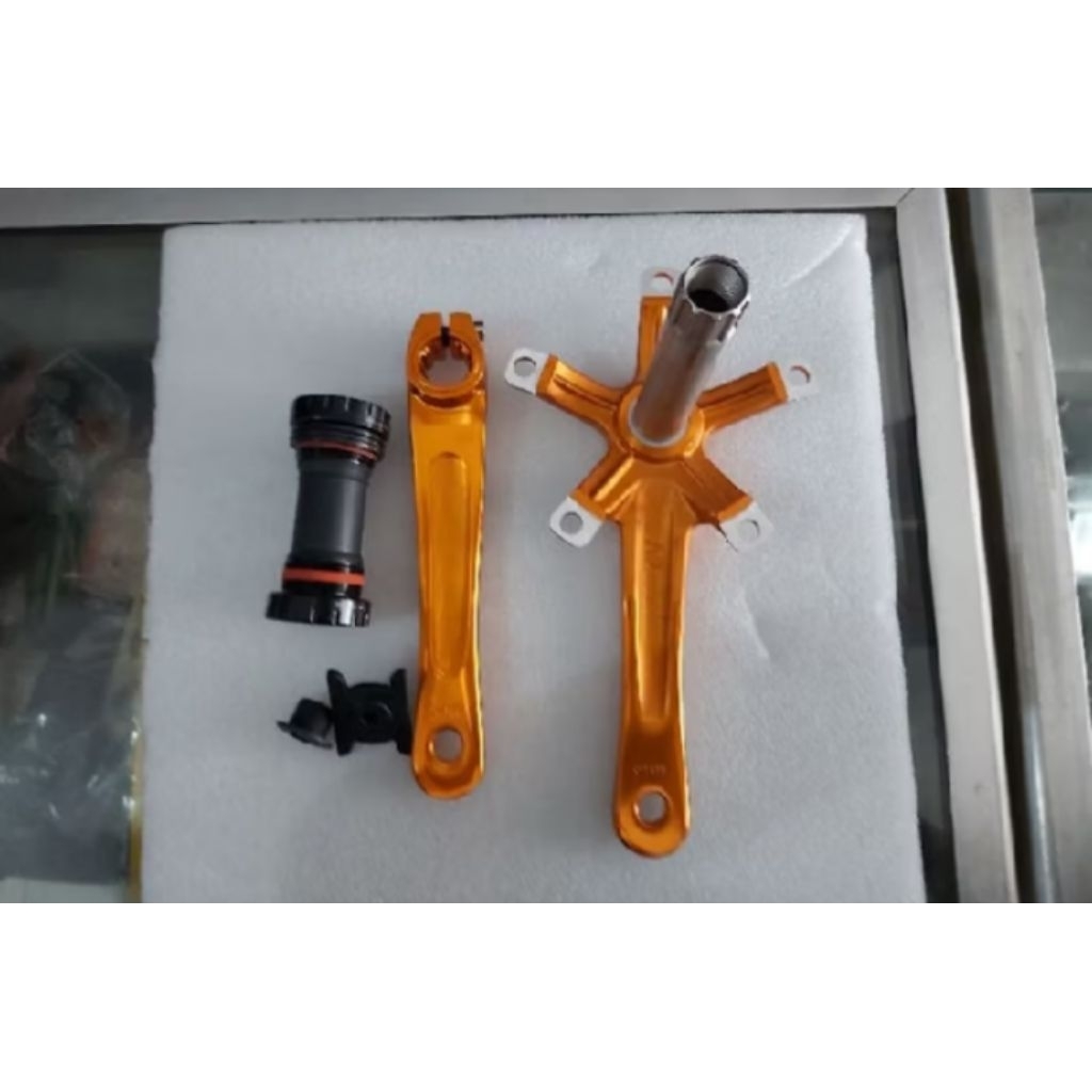CRANK ARM HT2 LUCE GOLD FOLDING BIKE