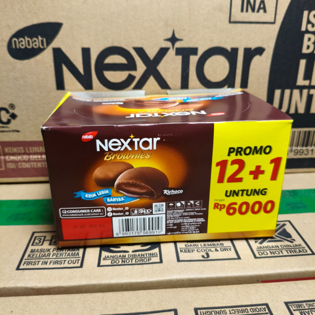 Nabati Nextar brownies (1 karton isi 8 box)