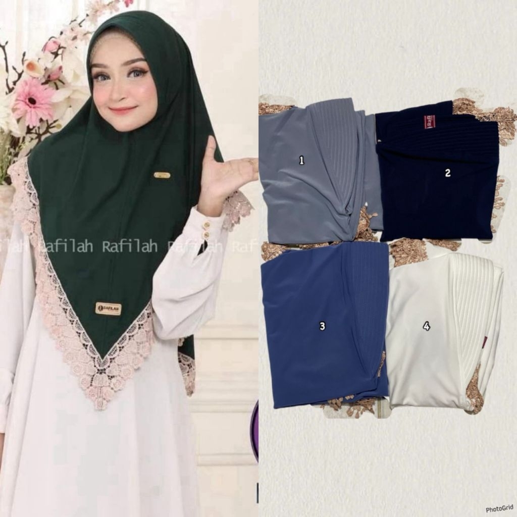 rafila daneen/hijab langsungan/hijab elegan/rafila celsi