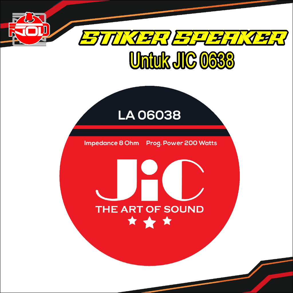 Stiker JIC 6 inch LA 06038