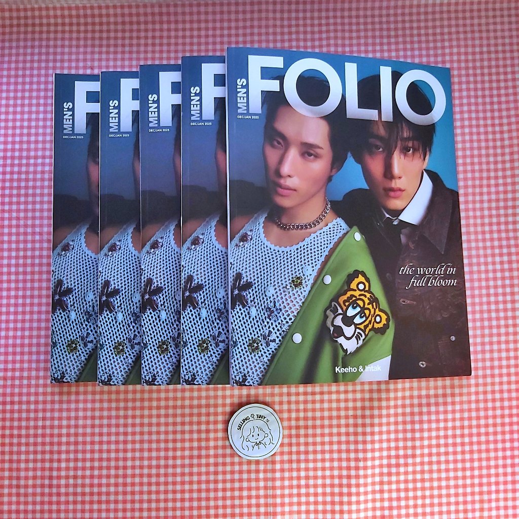 [READY] P1harmony Keeho Intak Men's Folio Magazine Majalah