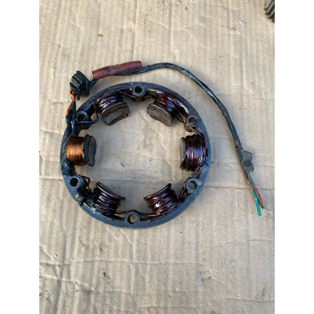 Spul honda gl100 cb100 gl 100 (sudah diubah cdi) original copotan motor