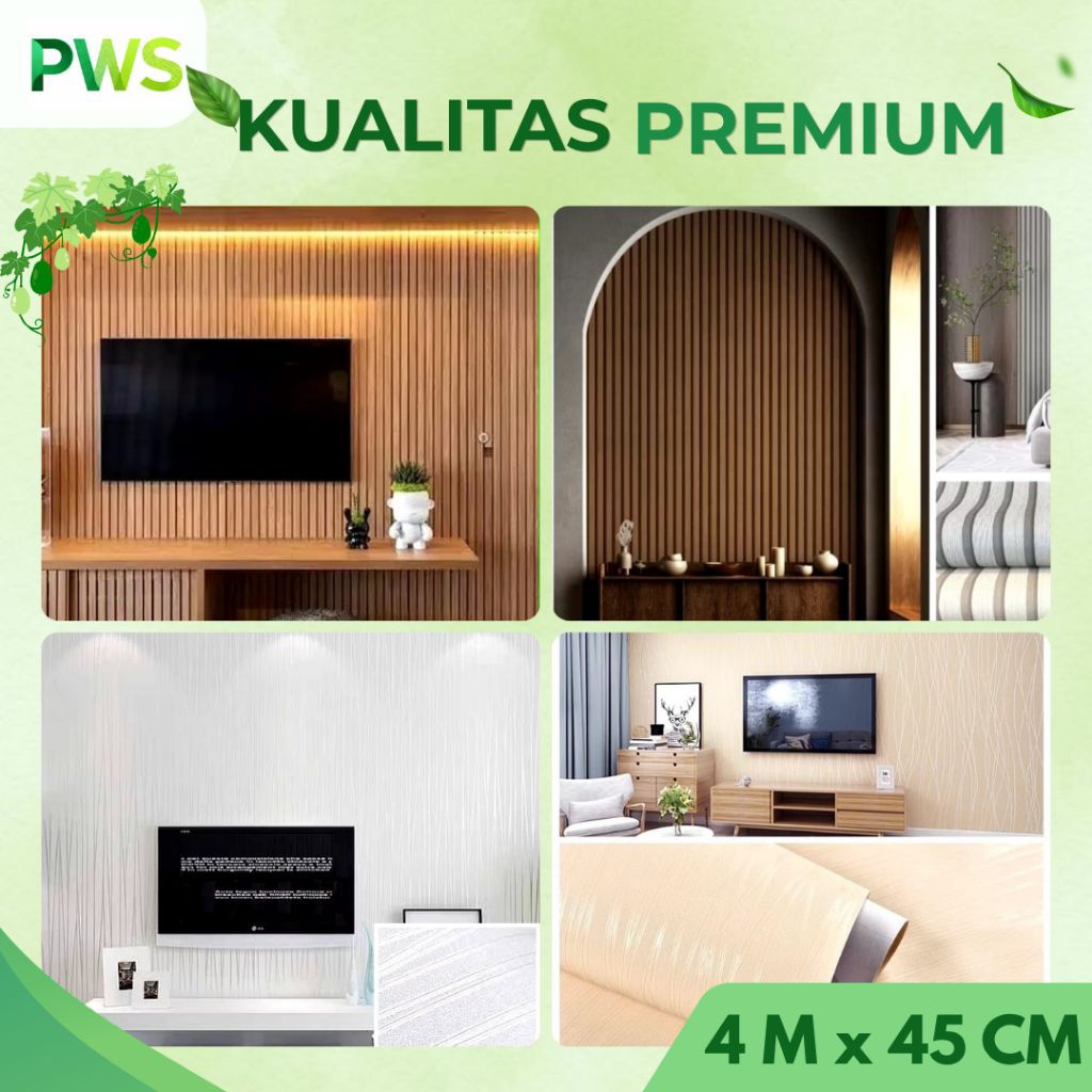Wallpaper Panel Estetik Wallpaper Panel Elegan Wallpaper Dinding Estetik Motif Salur Wallpaper Dindi