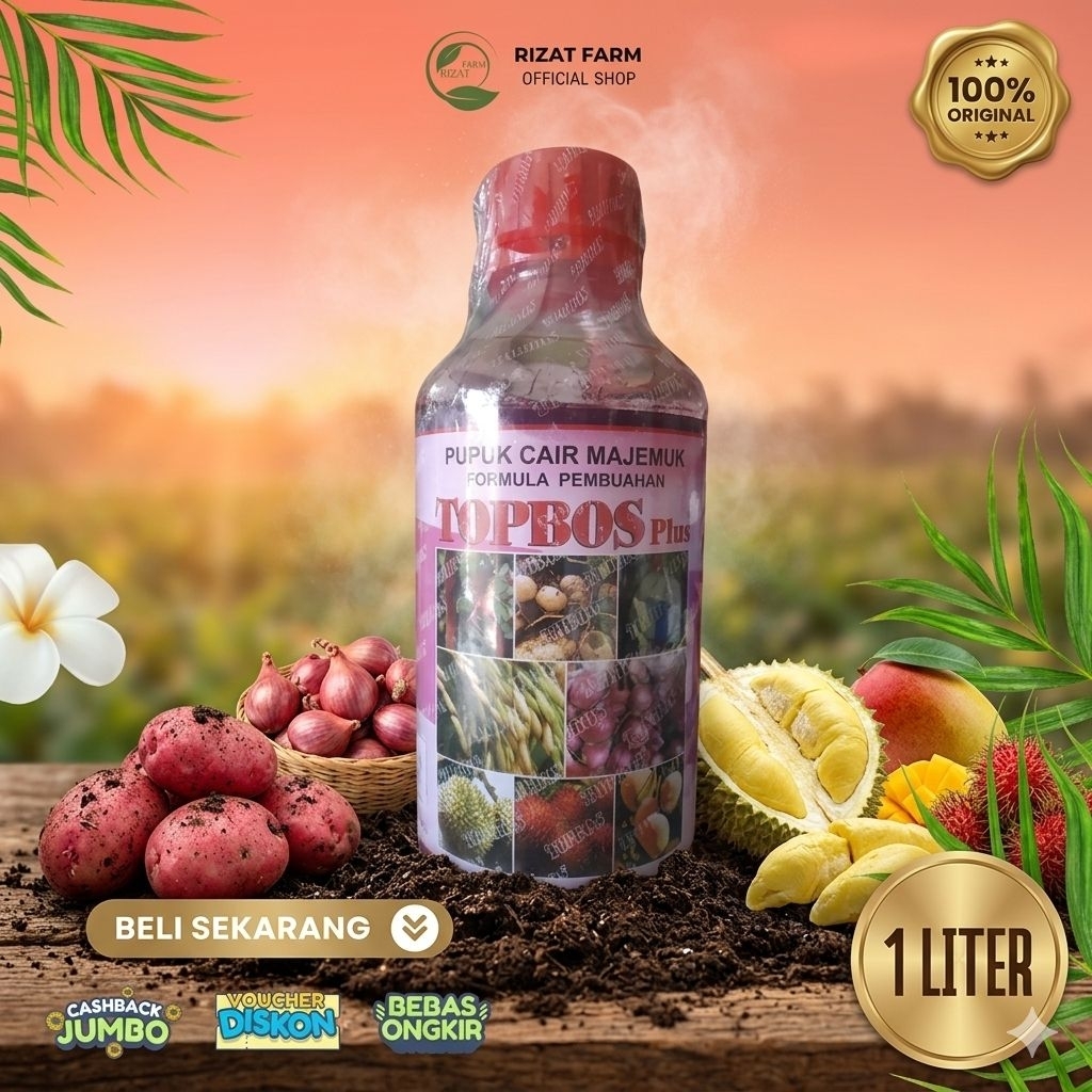 Pupuk Cair Majemuk Formula Pembuahan TOPBOS Plus Merah