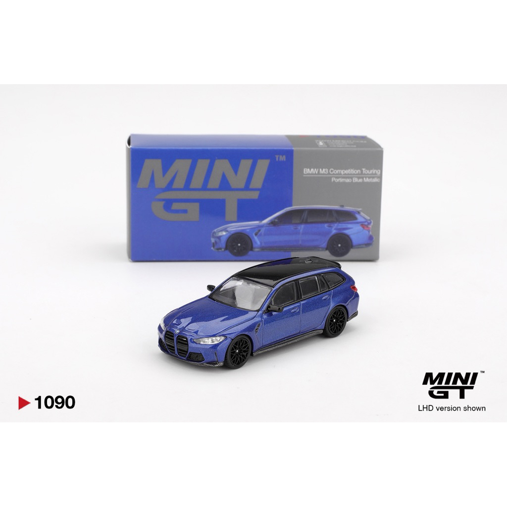 Mini GT BMW M3 Competition Touring Portimao Blue Metallic