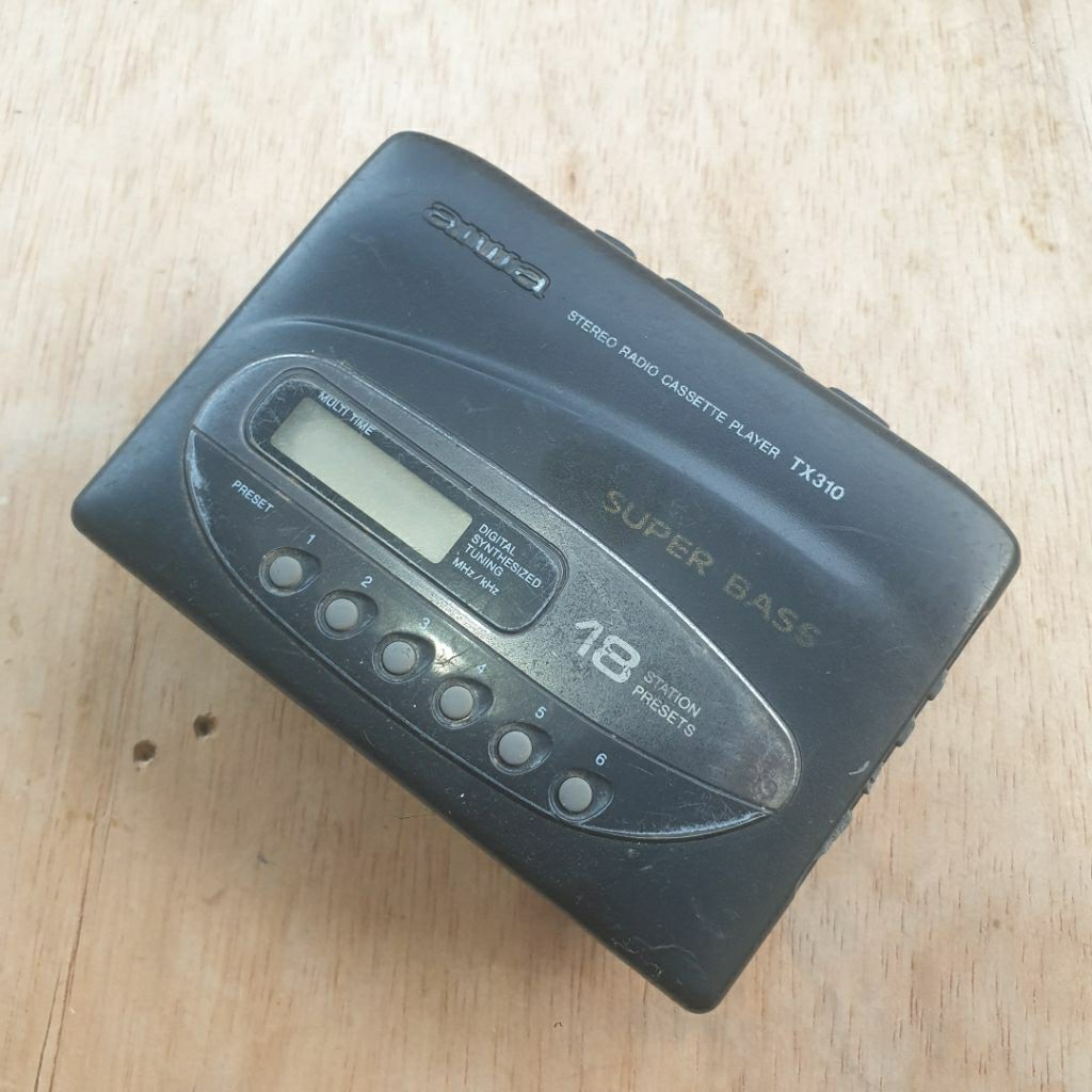walkman aiwa matot rusak bahan