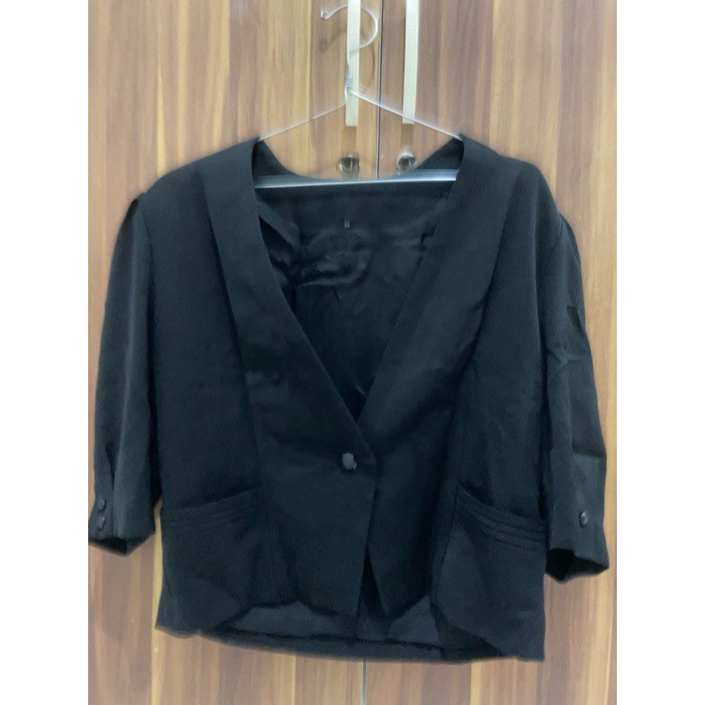 preloved blazer jas hitam wanita