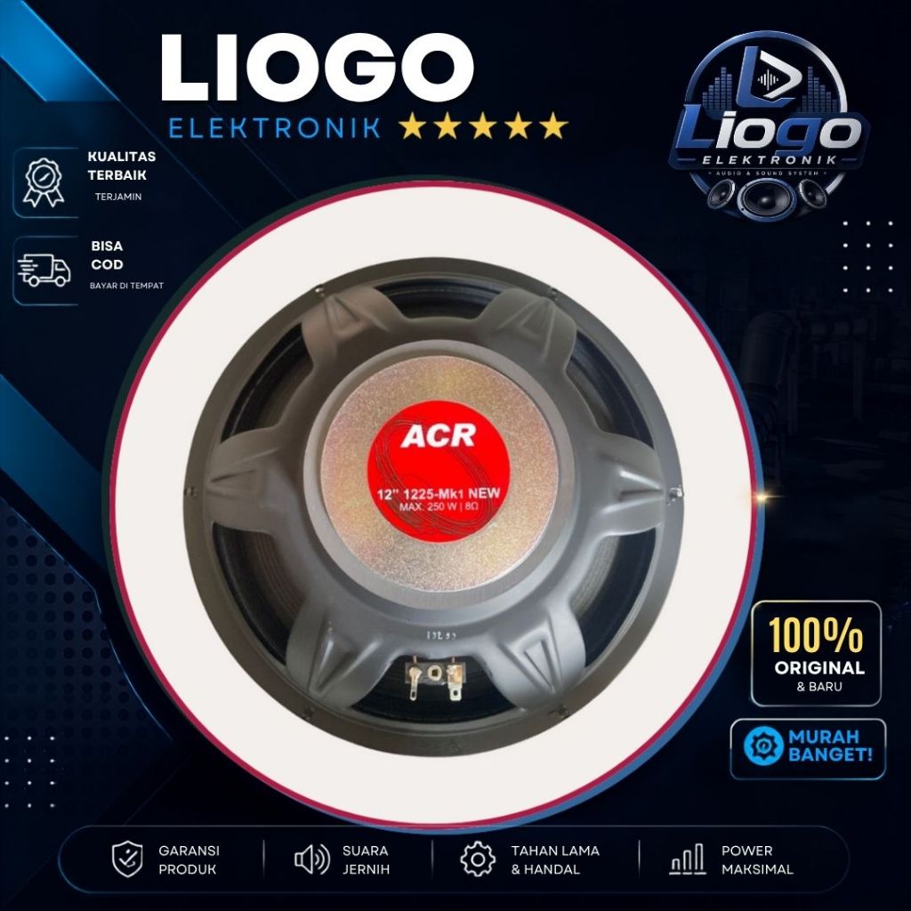 Speaker ACR 12 Inch ACR 1225 New ACR Fullrange 12 Inch 1225 New