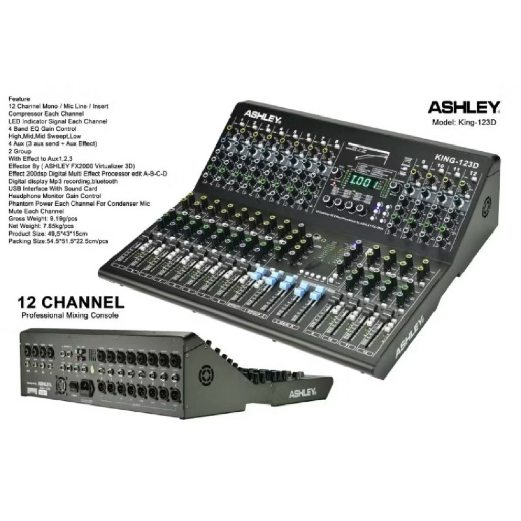 Mixer Ashley King 123D Original ashley mixer ashley 12chanel