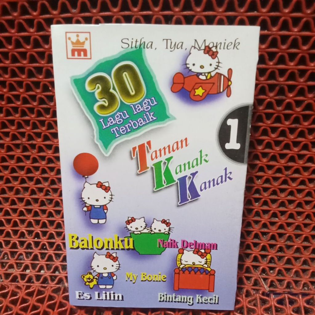 KASET PITA 30 LAGU TERBAIK TAMAN KANAK KANAK 100% ORIGINAL BARANG TOKO COVER OK PITA OKE
