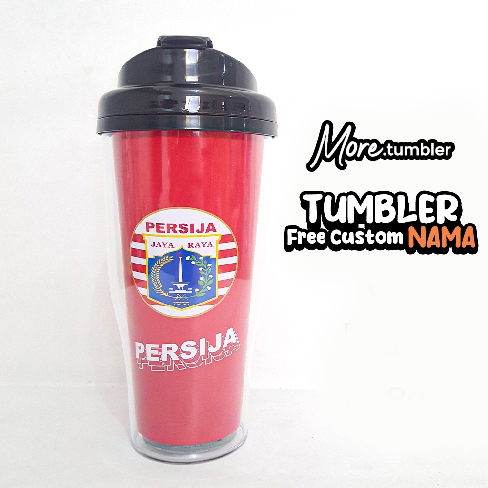 Tumbler PERSIJA / botol minum PERSIJA Unofficial  / LIGA 1 / type P