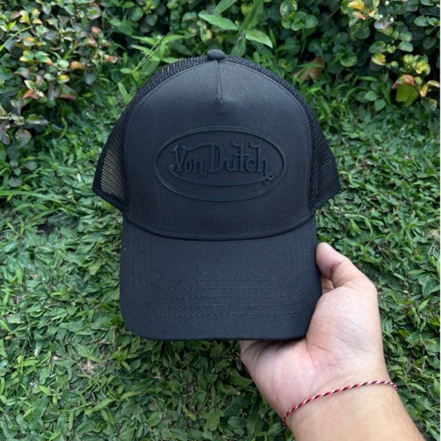 VON DUTCH TRUCKER USA - BLACK ON BLACK