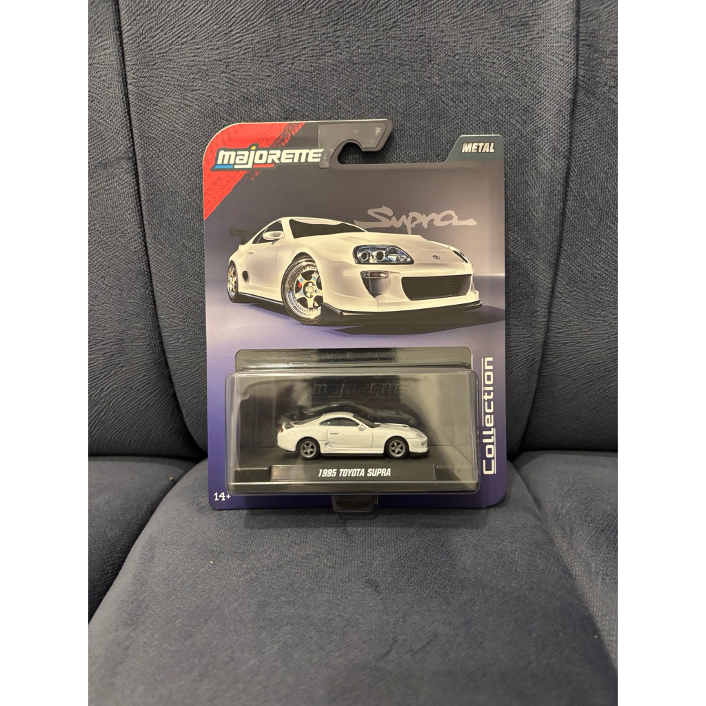 MAJORETTE COLLECTION METAL PREMIUM  1995 Toyota Supra MK 4 putih 1:64 diecast