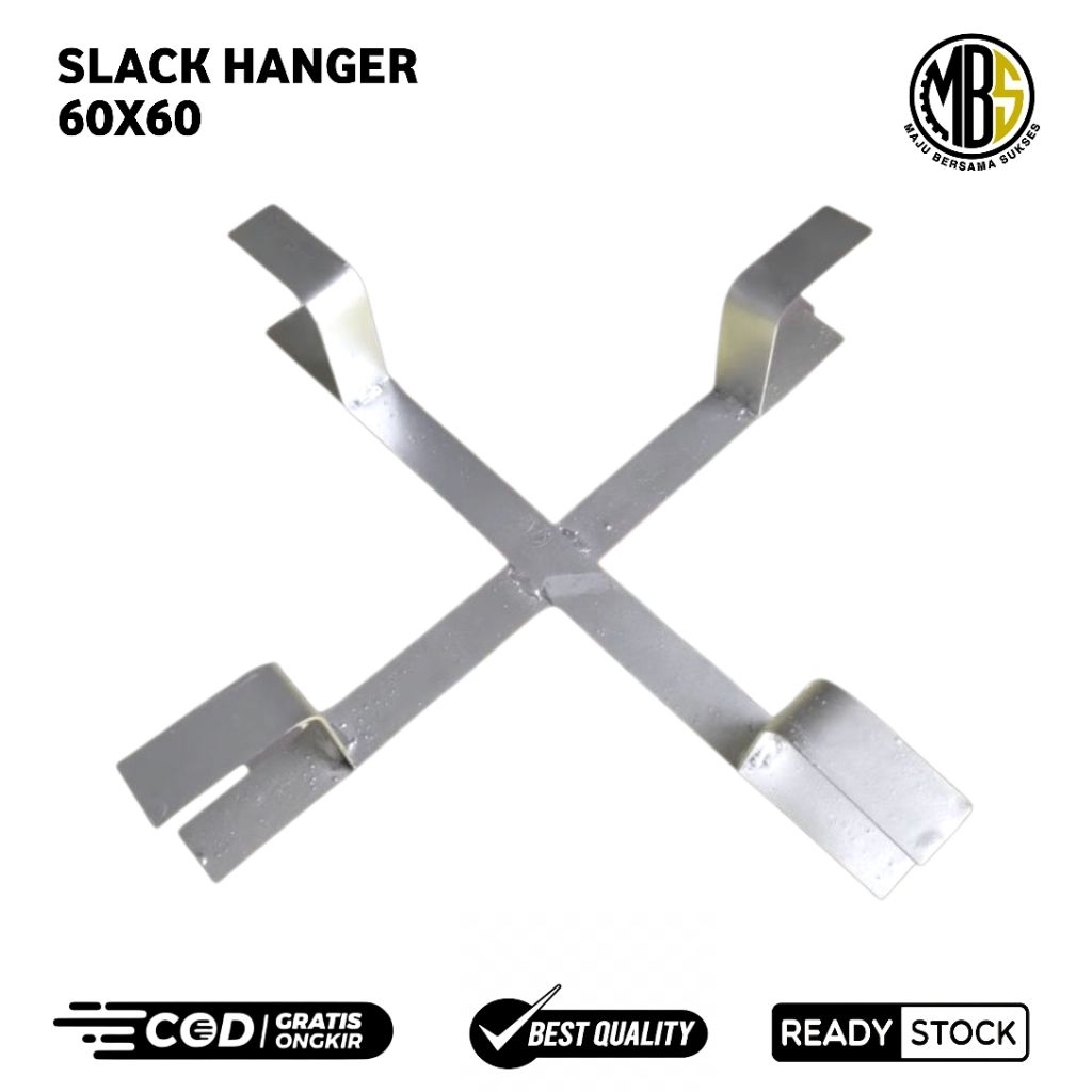Slack Hanger 60x60 - Slack Support - Fixing Slack - Palang Slek - Kabel Adss - Gulungan Kabel - Slek