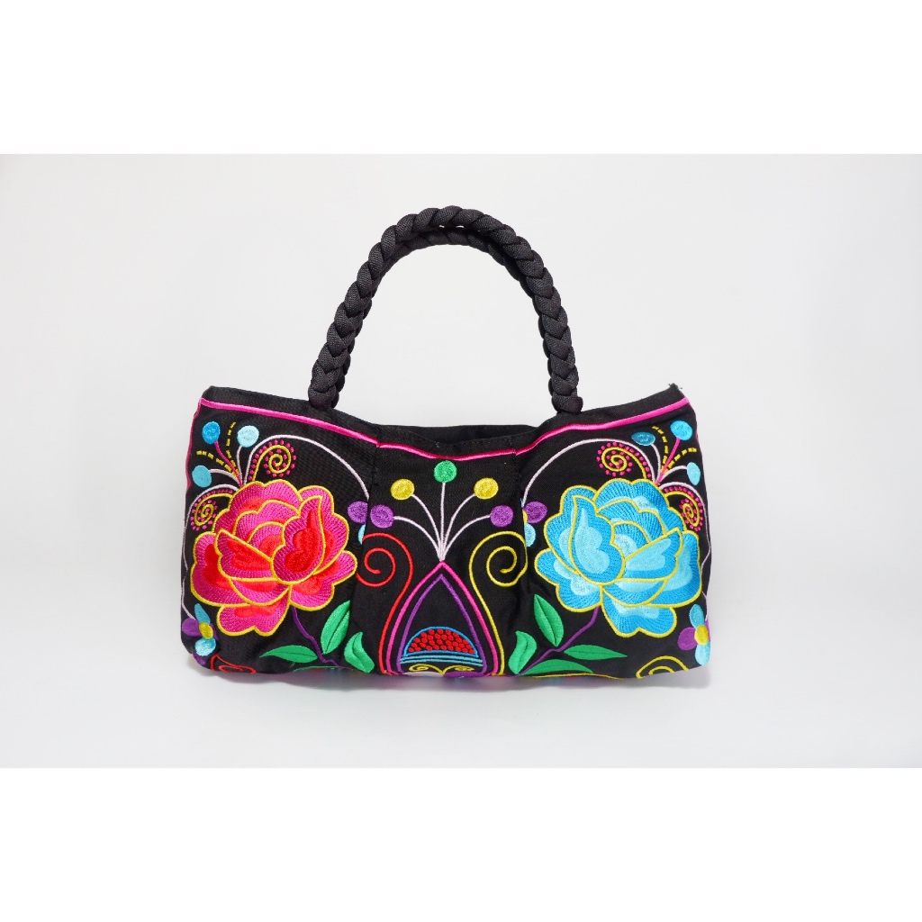Siganture Handbag Bordir | Handbag motif bunga | Hand Bag Wanita | Tas Bordir Malang | as handbag wa