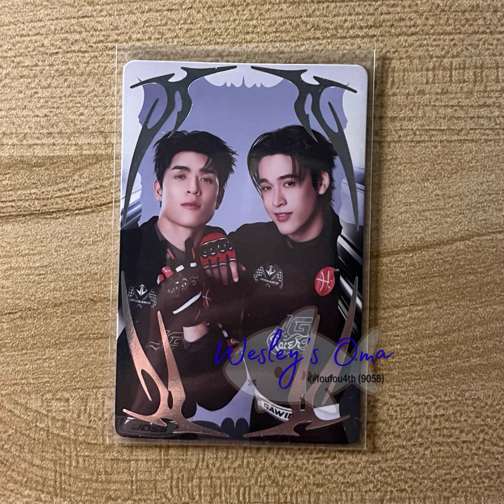 (NEGOTIABLE by DM) Pc cc photocard collectible card gmmtv official gmm secret jossgawin joss gawin l