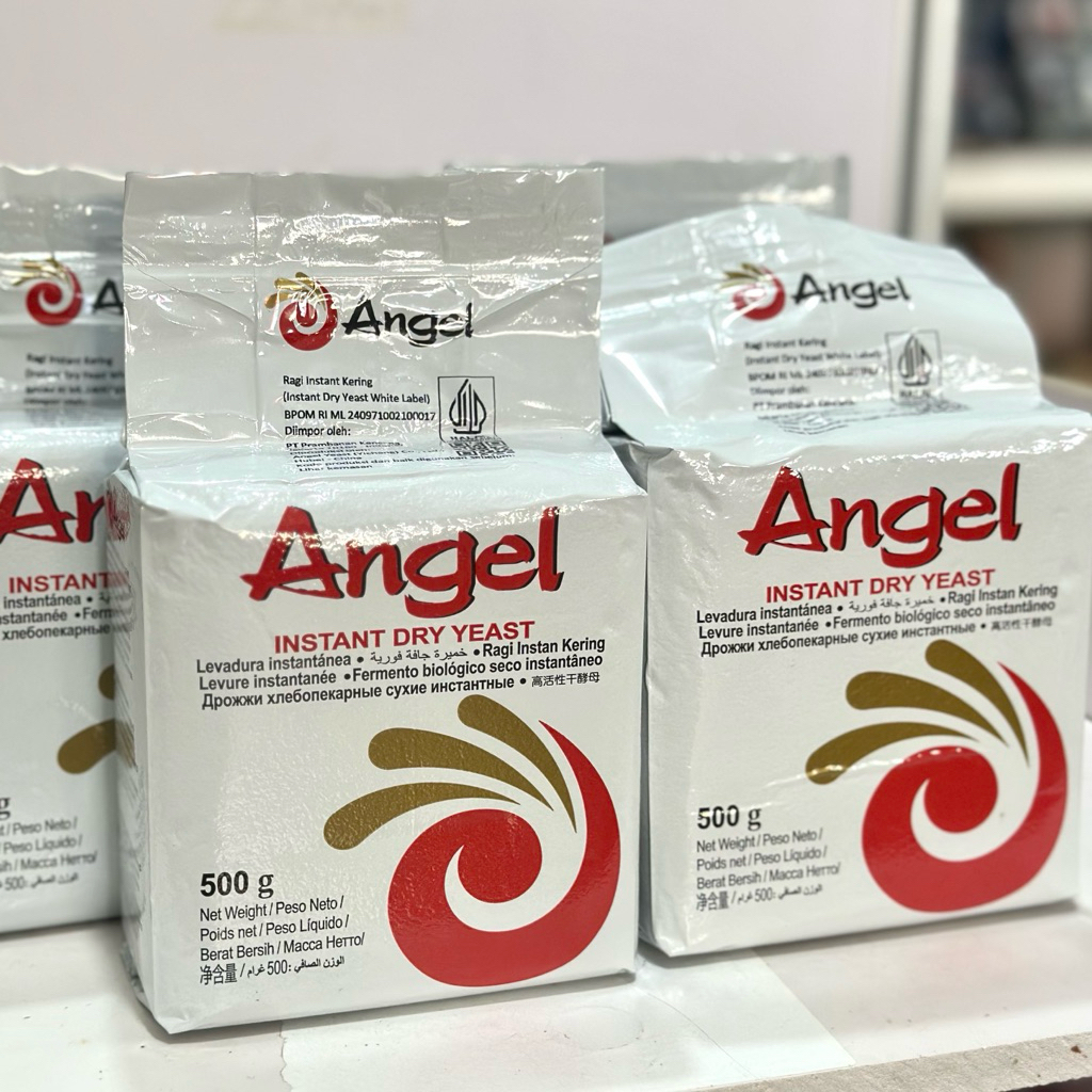 Ragi Instan Angel 500g - Fermentasi Cepat, Ekonomis, Tekstur Roti Lebih Baik