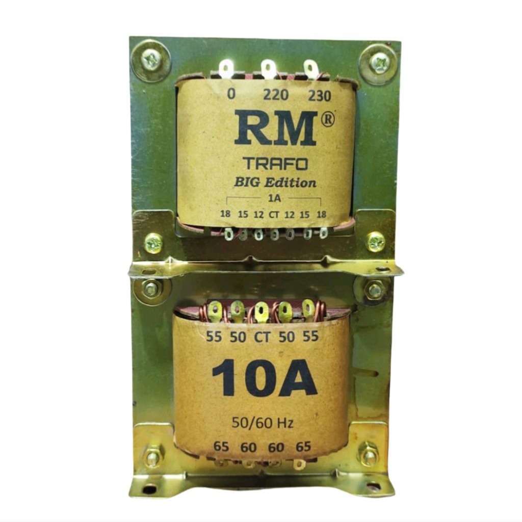 Trafo RM 10A 65V CT Big Edition (Real output)