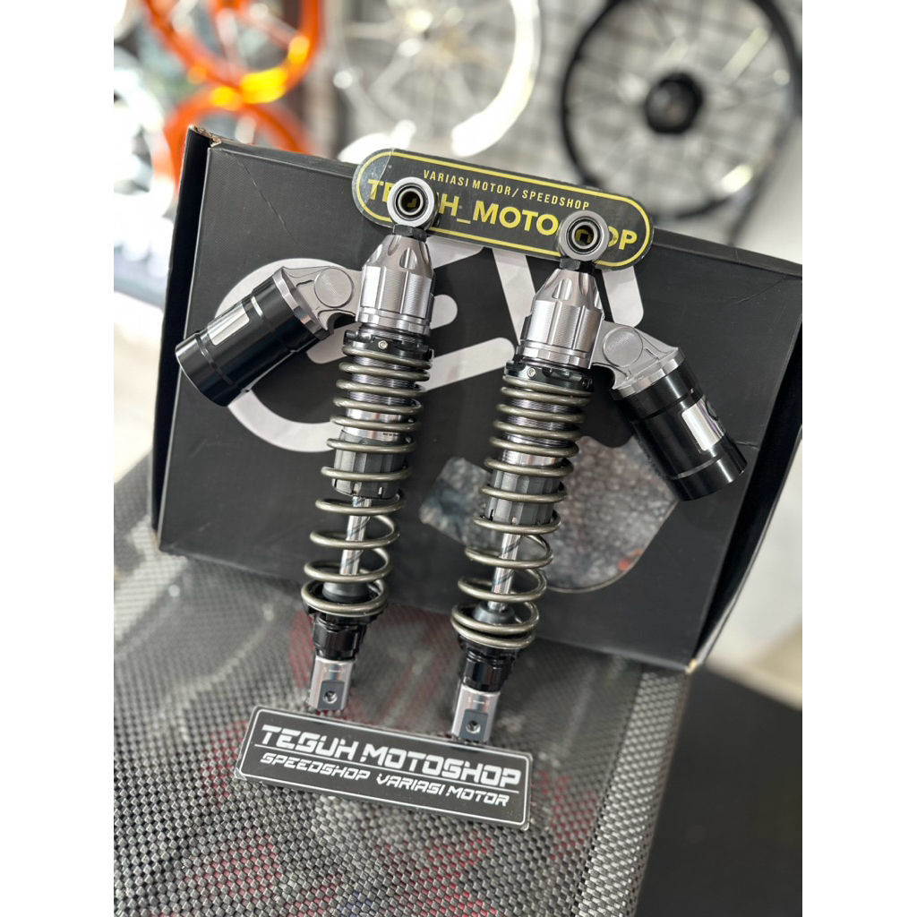 SHOCK GEN GENESIS TA-56L NMAX OLD 335MM BLACK TITANIUM KLIK REBOUND AKTIF