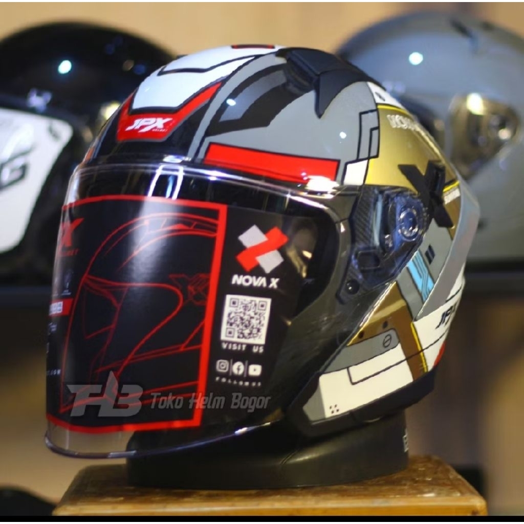 VISOR HELM JPX NOVA X CLEAR ORIGINAL | KACA HELM JPX NOVA X