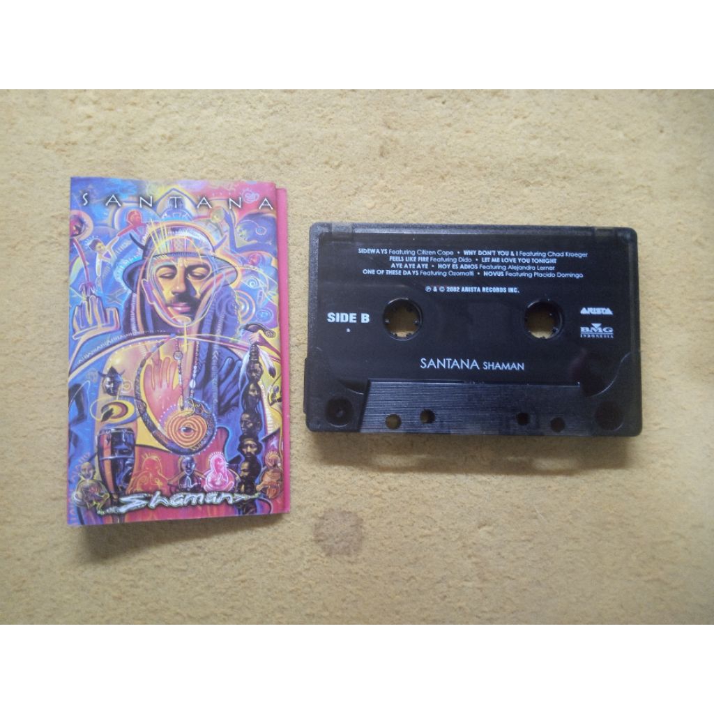 Santana album shaman. kaset pita