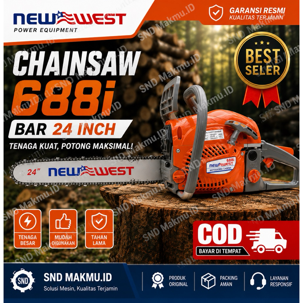 Best Seler 688i Bar 24 Inch//Chain saw New West/Senso NewWest Bar 24 Laser