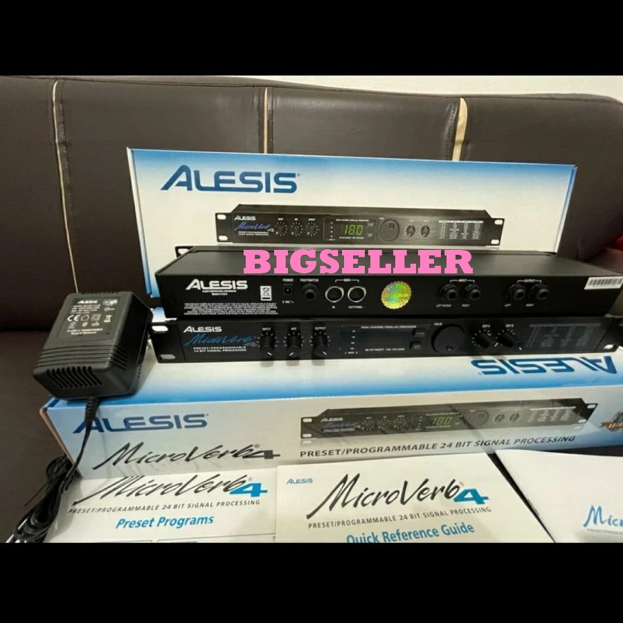 EFFECT VOCAL ALESIS MICROVERB 4 EFEK VOKAL ALESIS MICROVERB4 ORIGINAL