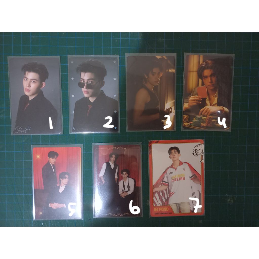 [READY] Collectible Cards CC PC Official PondPhuwin Pond Phuwin GMMTV fancon starlympic MAT All In