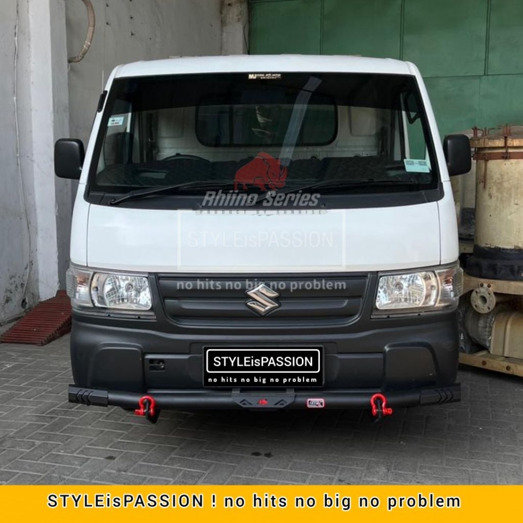 Carry Bemper Belakang Mighty Style Suzuki Carry Pickup 2021 - Towing Rhiino Mighty Carry Tayo