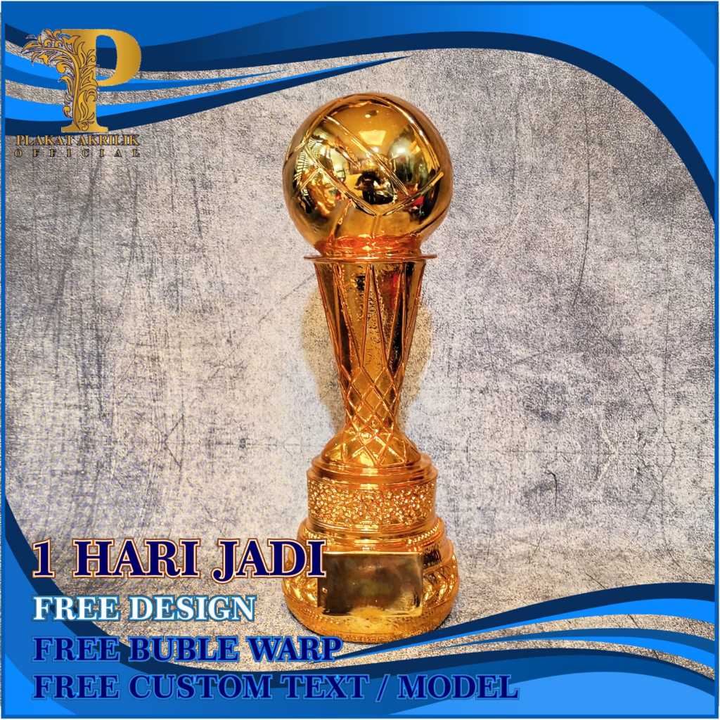 Trophy, Piala Dunia, Trophy Bola Basket, Piala Bergilir Bola Volly Basket Custom