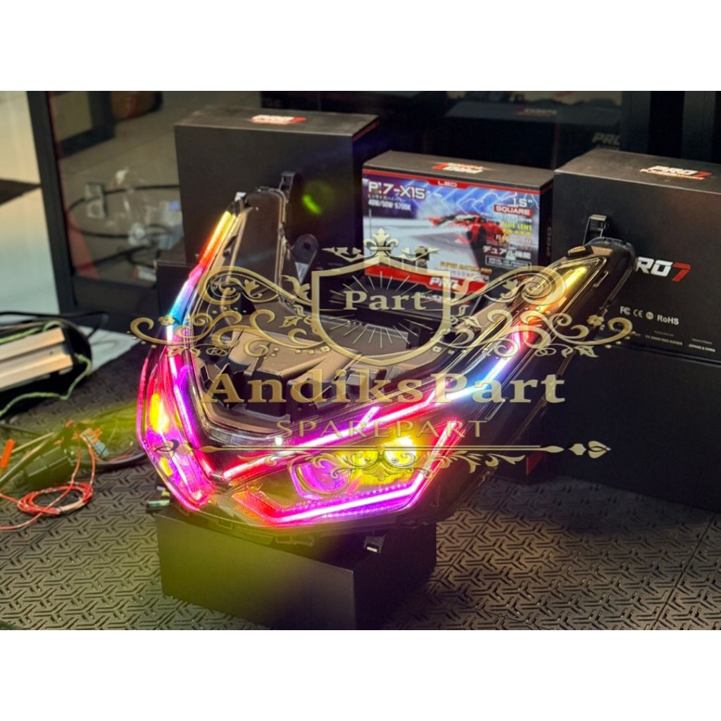 Biled Sepaket PCX 160 Gen 2 Pro7/ double biled Pro7 P725RV set double minilaser MP 1TX R full frame 