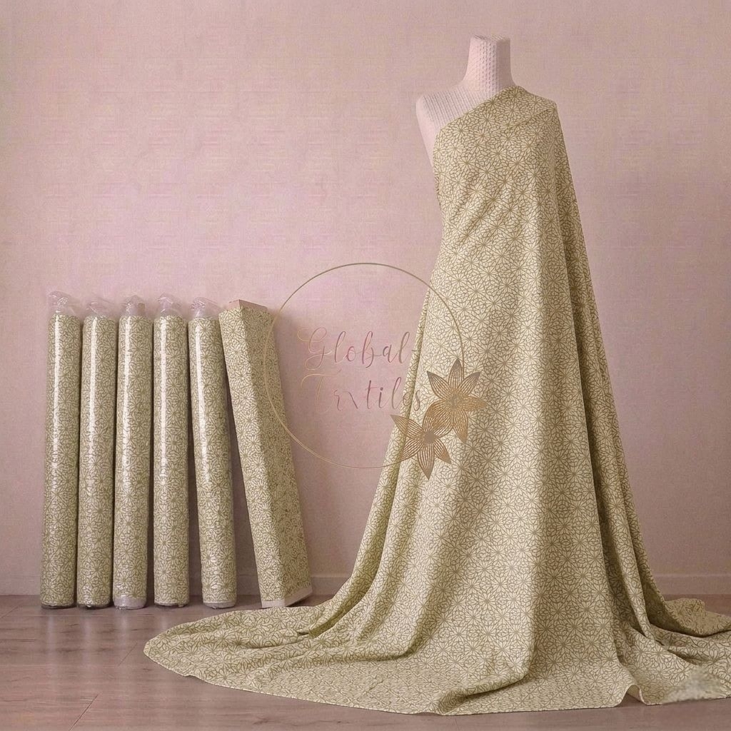 kain satin maxmara silk motif vintage premium - kain satin maxmara luxury original - kain silk style
