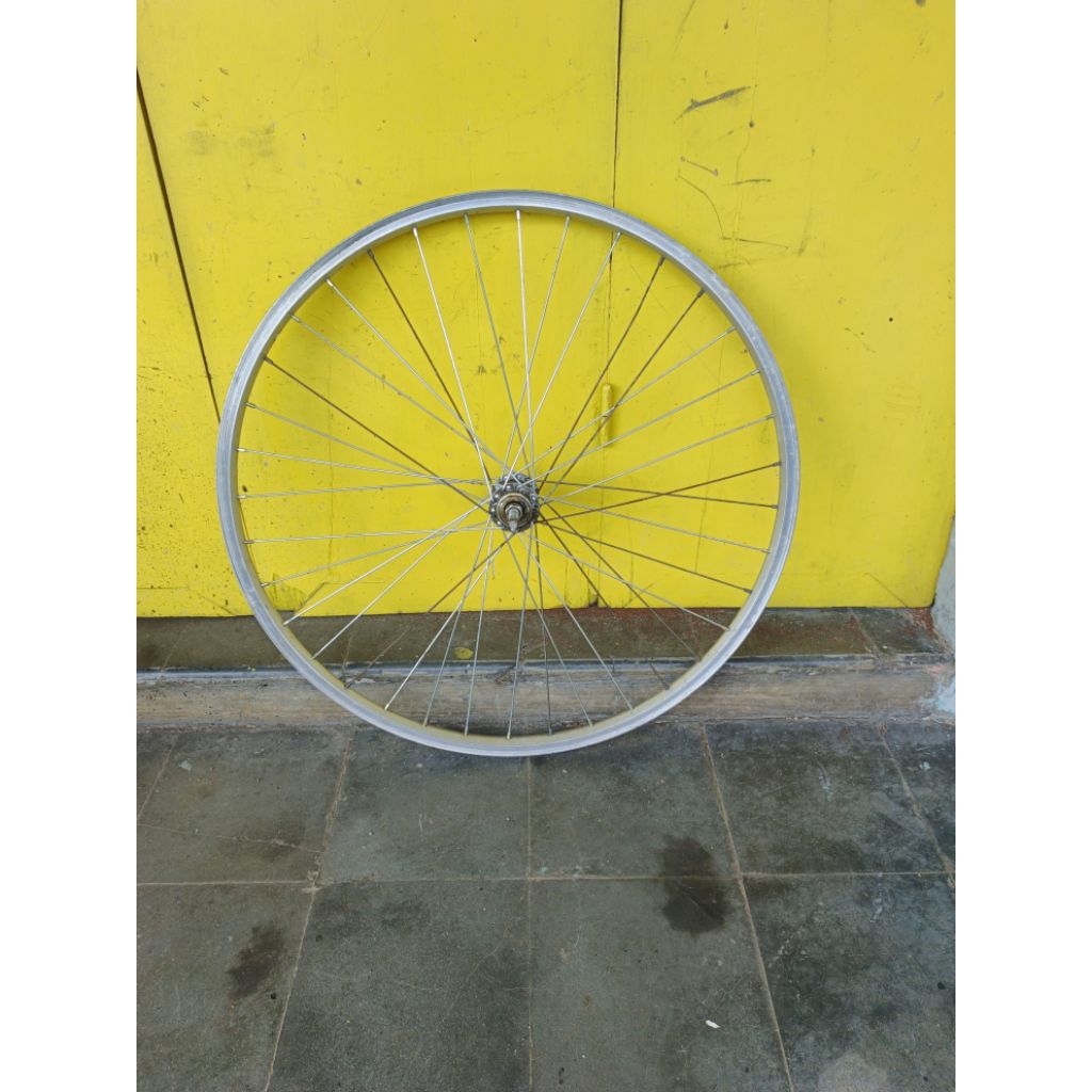 velk sepeda mtb 26 alloy depan saja layak pakai