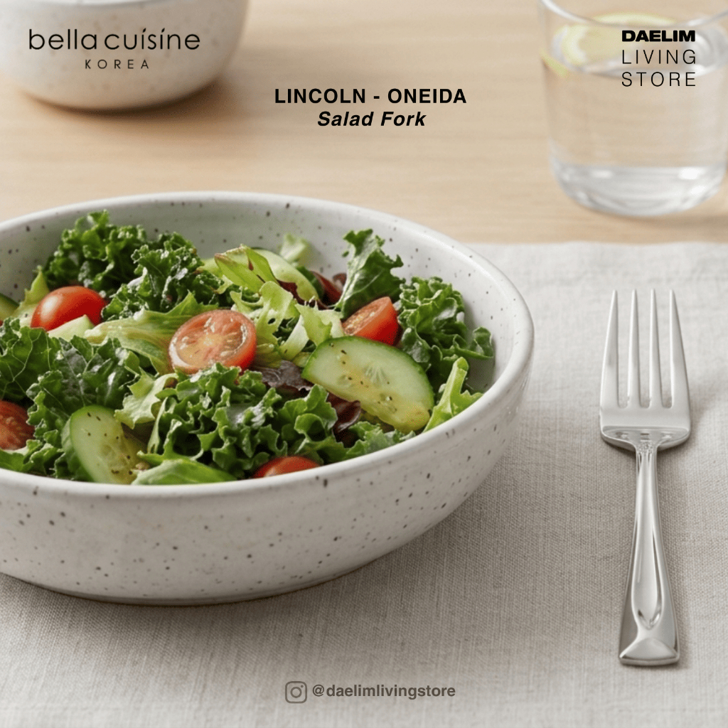 BELLA CUISINE Set Alat Makan Sendok Garpu Flatware Stainless Steel 430 (Lincoln - Oneida) - Daelim L